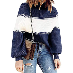 Patchwork Long Sleeve Sweater