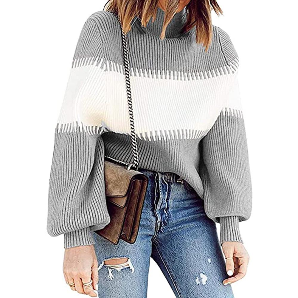 Patchwork Long Sleeve Sweater