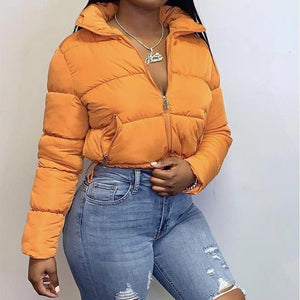 Womens Puffer Short Down Jacket