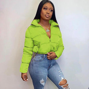 Womens Puffer Short Down Jacket