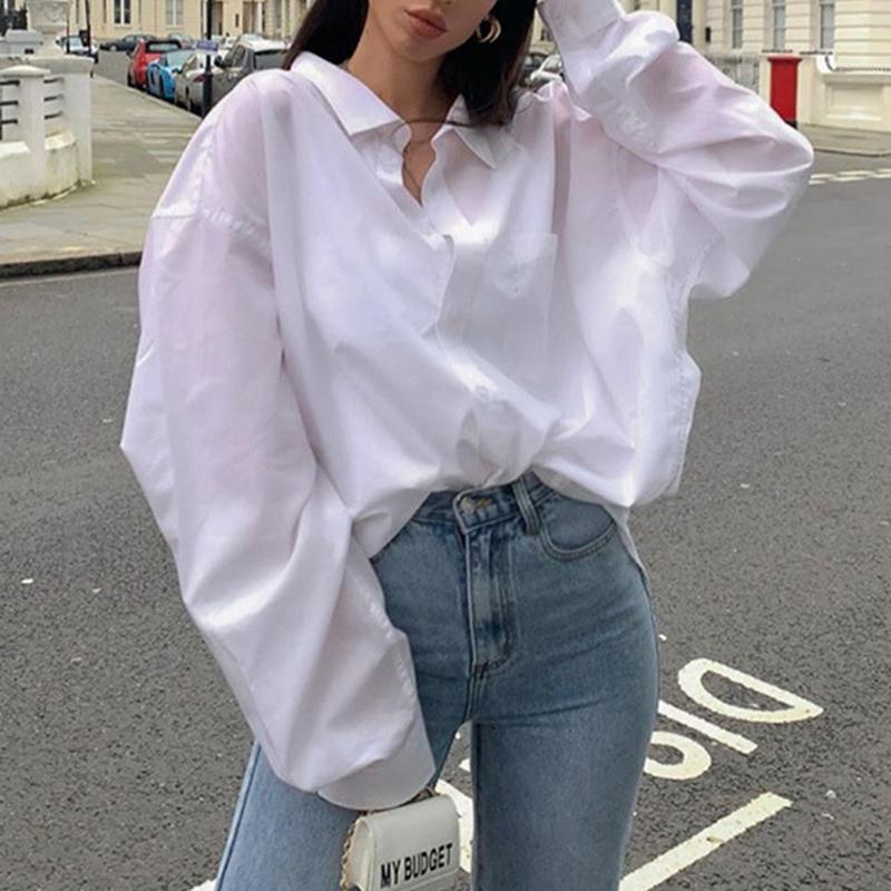 Casual White Button-down Shirt