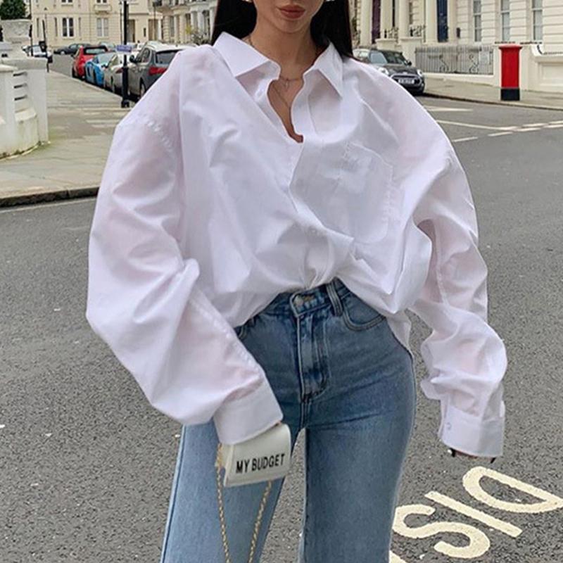 Casual White Button-down Shirt