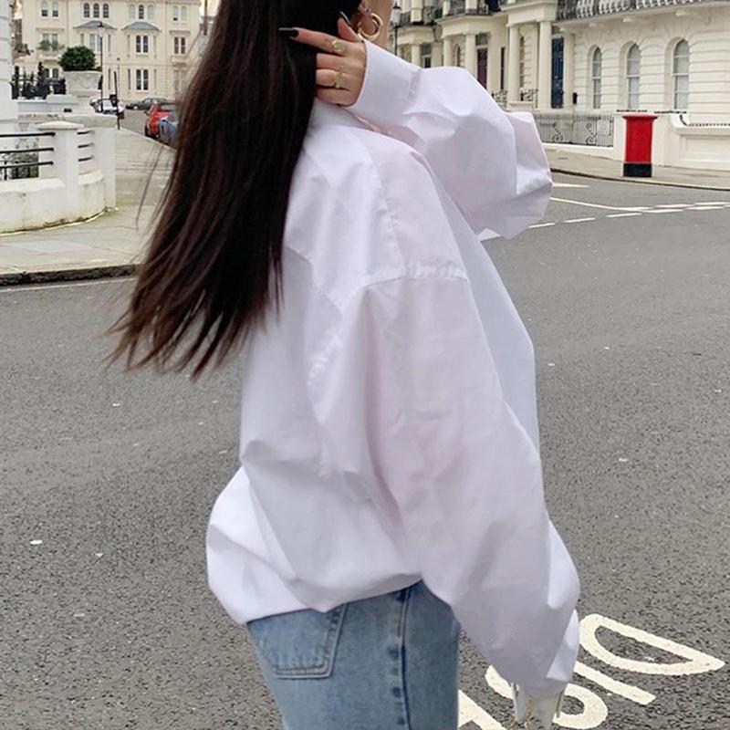 Casual White Button-down Shirt