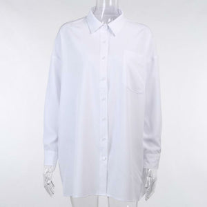 Casual White Button-down Shirt