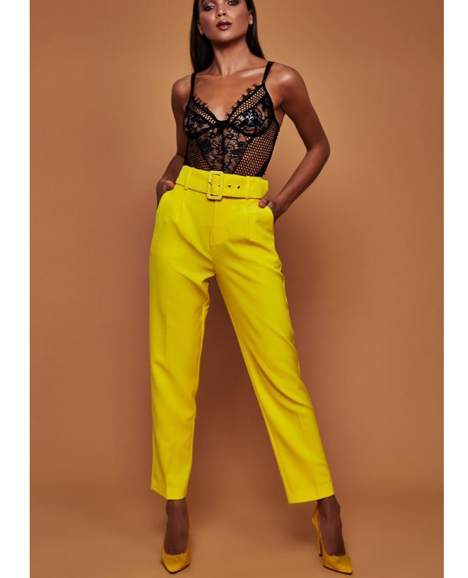 Ladies Casual High Waist Pants